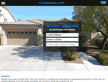 Tablet Screenshot of cityleases.com